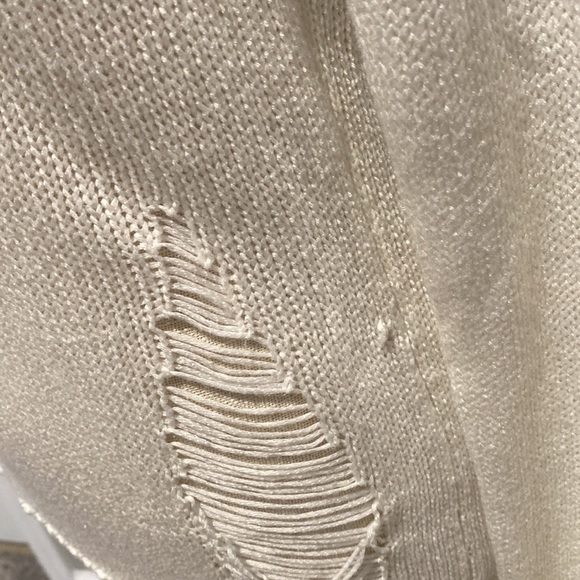 Disneys Jack Skellington face Lightweight Distressed Sweater Size: S (Junior) - Picture 12 of 15